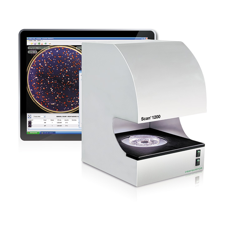 Scan 1200 (Ref. 437 000) - HD automatic colony counter and inhibition zone reader