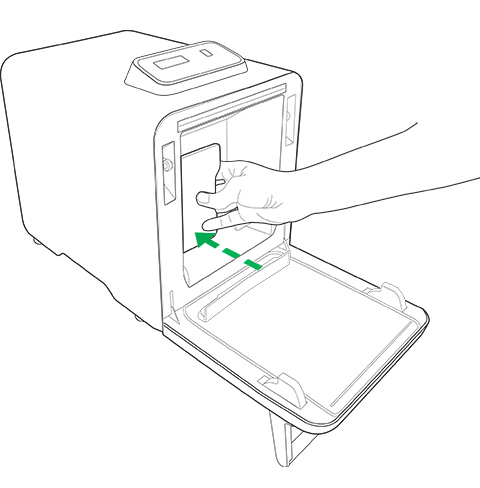 BagMixer S - TotalAccess System - Reposicionamiento de las paletas