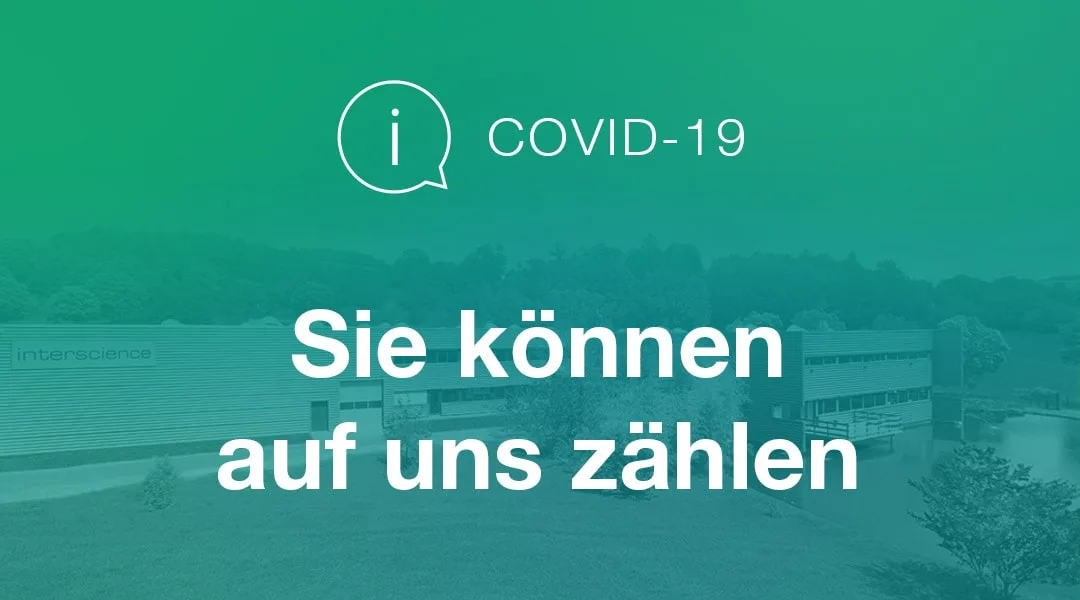 Info zu COVID-19 / Sie können auf uns zählen