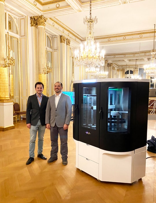 Exposition du fabriqué au Palais de l'Elysée - Emmanuel et Jules Jalenques - ScanStation