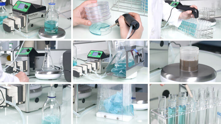 FlexiPump Scale - Wide range of volumes