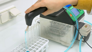 Dispense sterile purified water