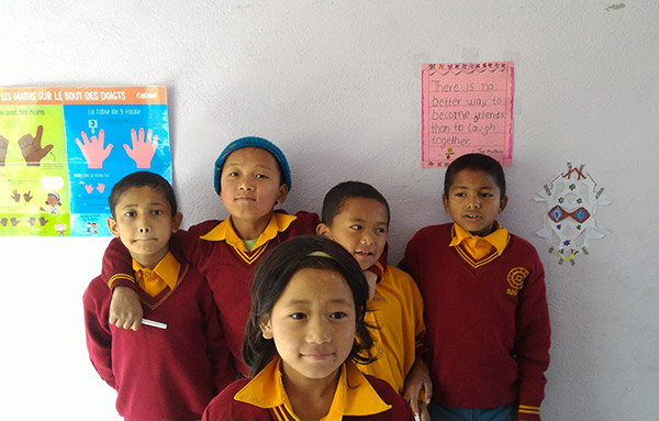 Interscience - éducation - Nepal Sentiers d'avenir