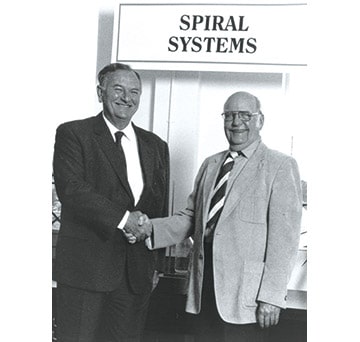 1992: Patent of the Spiral plating technique