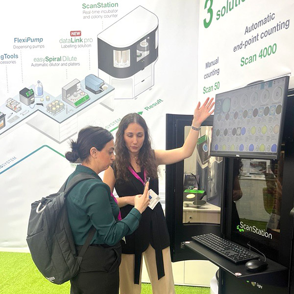 Interscience pour la microbiologie, Analytica Munich 2024, ScanStation, Victoria Diogo