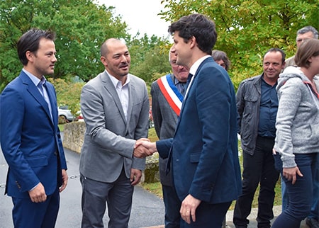 Visite du ministre Julien Denormandie