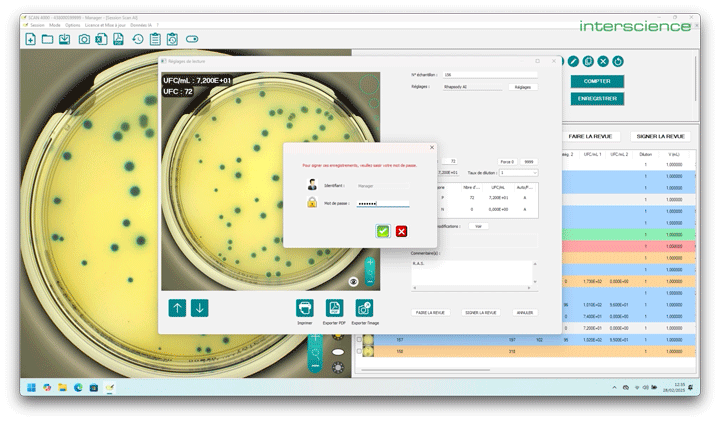 Account management 21 CFR Scan software