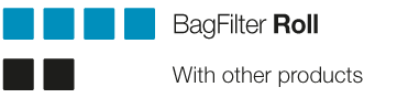 BagFilter Roll - Elimination rapide et propre - Rapide et hygiénique EN