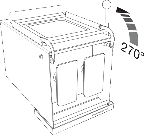 BagMixer W - Door opening 270°