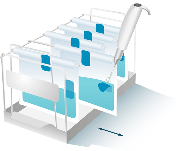  BagrackSlide - Easy pipetting access