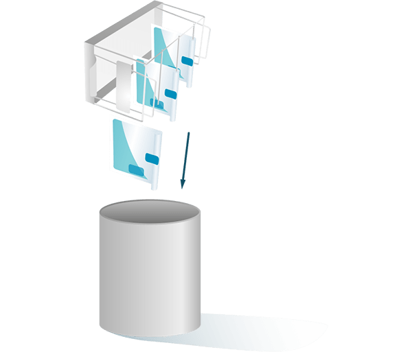 <span lang='fr'>BagRackSlide - élimination rapide et propre</span>