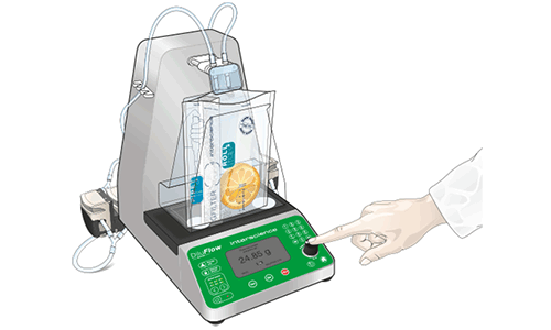 Dilute with gravimetric dilutor DiluFlow