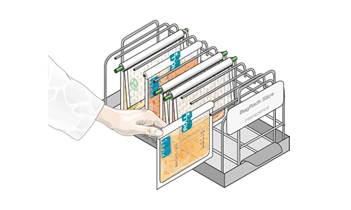 BagSystem - Organiser : Stocker dans un BagRack