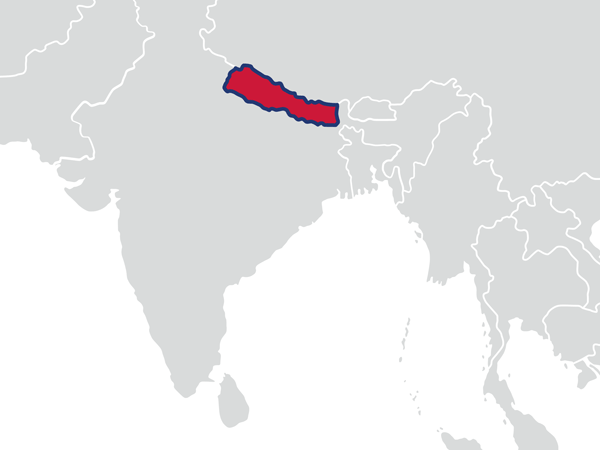 Nepal map