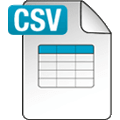 CSV file