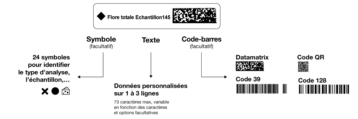 Personnalisation des étiquettes avec dataLink
