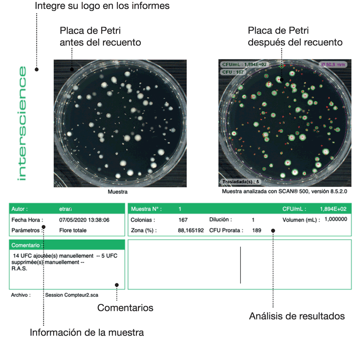 Scan rapport imprimé ES