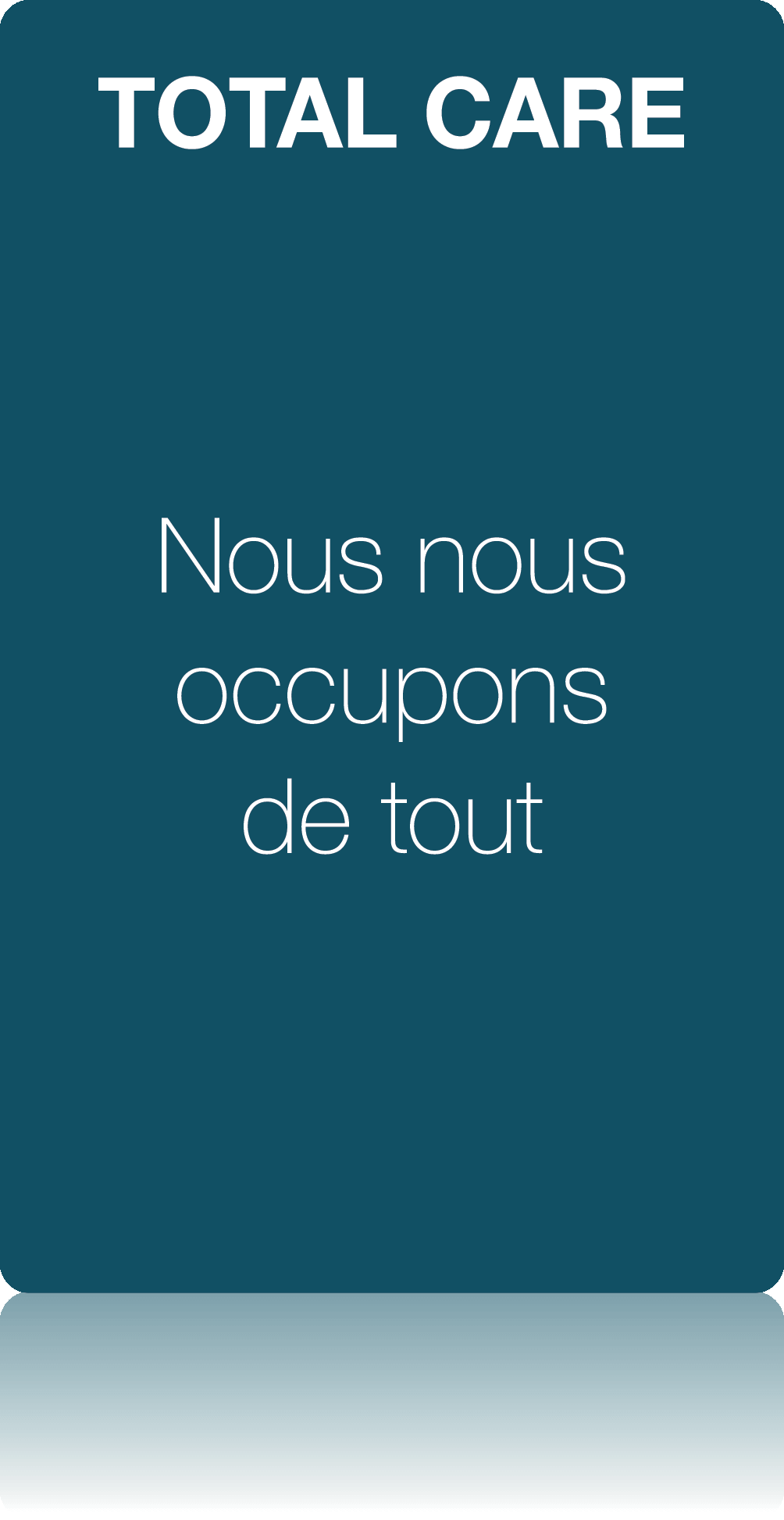 Contrat de maintenance - Total care FR