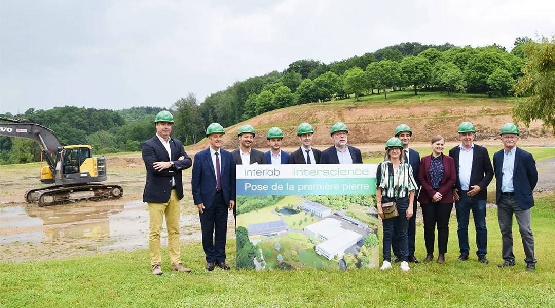 Ceremony to lay the foundation stone for the new Interscience plant and R&D centre