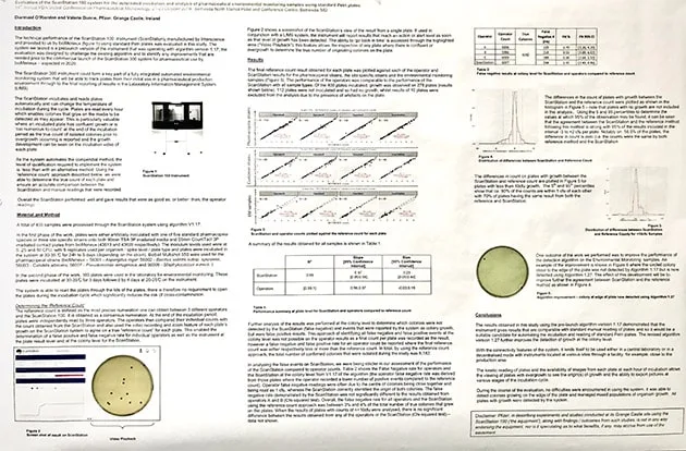 Évaluation du système ScanStation 100 pour l'incubation et l'analyse automatisée d'échantillons pharmaceutiques pour le contrôle environnemental sur boites de Petri standard (en anglais)