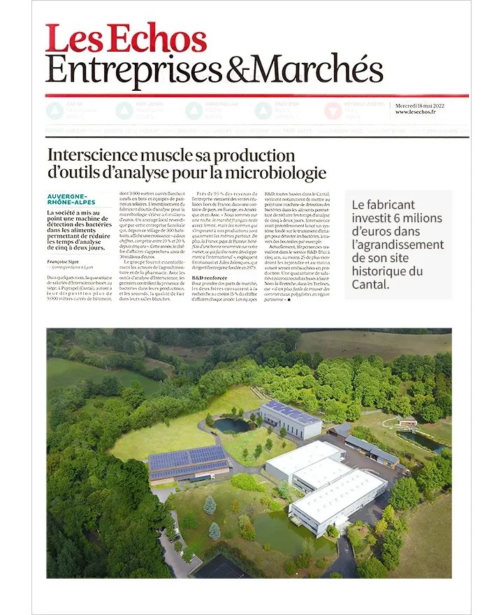 Interscience muscle sa production d'outils d'analyse pour la microbiologie