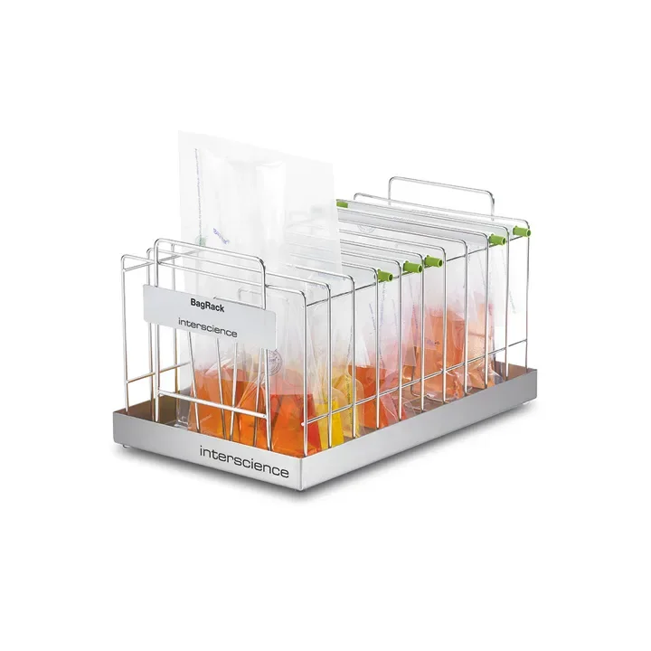 BagRack 400 (Réf. 221 040) - Portoir de 10 sacs 400 mL <br /> En option : Bac de récupération (Réf. 221 042)