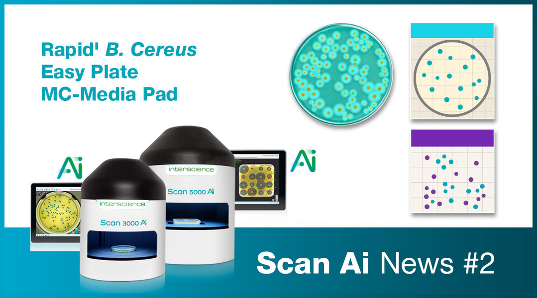Scan Ai News #2: Rapid' B. Cereus, Easy Plate™ and MC-Media Pad™ Are Now Available