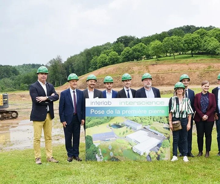 Ceremony to lay the foundation stone for the new Interscience plant and R&D centre