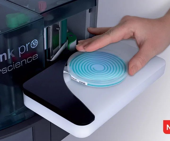 Nouveau dataLink pro : étiquetez sur la tranche de la boite de Petri