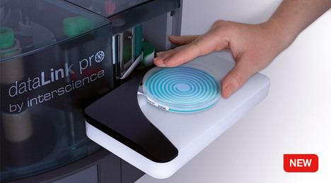 New dataLink pro: labelling on the edge of the Petri dish