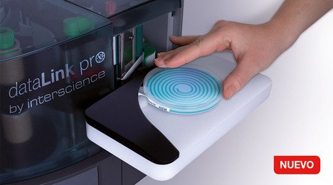 Nuevo dataLink pro: etiquete en el borde de la placa de Petri