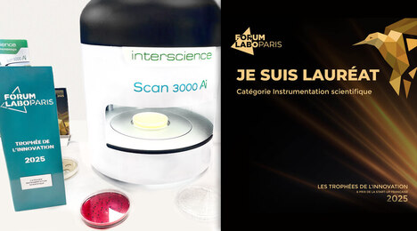Scan Ai, Gewinner des Innovation Award 2025, Forum Labo, Paris, Frankreich