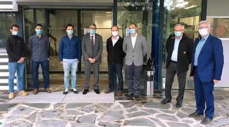 Visite du Préfet du Cantal à l'usine