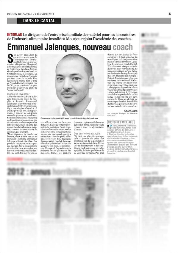 Emmanuel Jalenques, nouveau coach