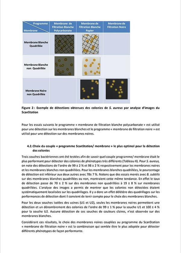 Une solution performante pour les dénombrements en temps réel des colonies sur membranes dans l'analyse microbiologique avec ScanStation