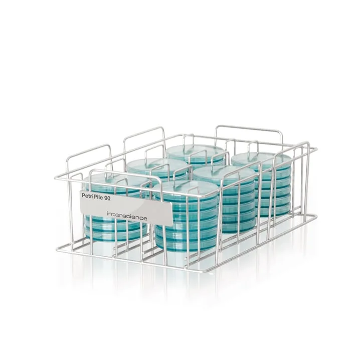 Petripile 90 (Ref. 241 090) - Storage stack for 36 Petri dishes Ø 90 mm